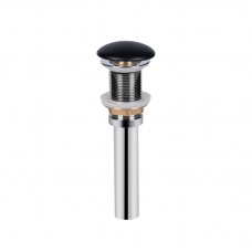 Донний клапан для раковини Qtap PU03 70х70х227.5 Matt black Донний клапан для раковини Qtap PU03 70х70х227.5 Matt black